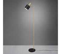 Reality Leuchten Lámpara de pie Adam, 1 luz, negro/oro