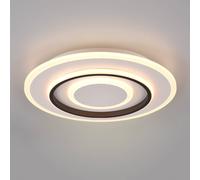 Reality Leuchten Lámpara de techo LED Jora con control remoto redondo, Ø 41 cm