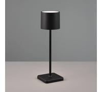 Reality Leuchten Lámpara mesa LED Fernandez, atenuador y CCT negro