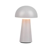 Reality Leuchten Lámpara mesa LED Lennon IP44 batería Touchdim gris