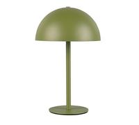 Reality Leuchten Munoz R54891115 - Lámpara LED de mesa (1,3 W, 4 toques, metal mate), color verde mate