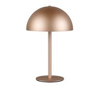 Reality Leuchten Munoz R54891165 - Lámpara LED de mesa (1,3 W, 4 toques, metal), color marrón