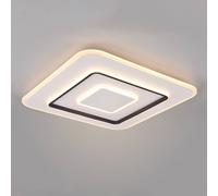 Reality Leuchten Plafón LED Jora angular, 60 x 60 cm