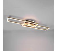 Reality Leuchten Plafón LED Twister giratorio control remoto, latón