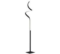 Reality Leuchten R42051132 Course R42051132 - Lámpara LED de pie (metal mate, 11 W, regulador de intensidad), color negro