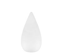 Reality Leuchten R55101101 Lámpara LED de Mesa para Exteriores, Blanco