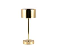 Reality Leuchten R59151103 Jeff R59151103 - Lámpara LED de mesa (1,5 W, 4 toques, metal y latón pulido)