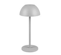 Reality Leuchten Ricardo R54106177 Ultimate - Lámpara LED de mesa para exteriores (incluye 4 luces LED de 1,7 W, 4 enchufes), color gris