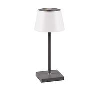 Reality Leuchten Sanchez R54126142 - Lámpara LED de mesa para exteriores (batería de 2,1 W, cambia de color, regulador de intensidad)