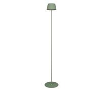Reality Leuchten Suarez R47706149 - Lámpara LED de pie para exterior (batería, metal, incluye LED de 1,5 W, 4 toques), color verde