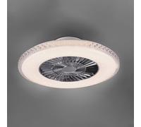 Reality Leuchten Ventilador de techo LED Harstad True