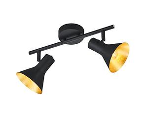 Reality Nina - Foco, 40W, IP20, 408 lumens, E14, color negro