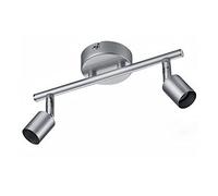 Reality Paris Barra Foco 2 Luces, GU10, Titán