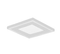 Reality, Plafón, Carus incl. 1 x LED,SMD,10,0 Watt,4000K,1350 Lm. incl. 1 x LED,SMD,7,0 Watt,4000K,1000 Lm. Cuerpo: Plástico, estera blanca A:20,0cm, L:20,0cm, A:3,5cm Interruptores separados,4000K
