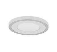 Reality, Plafón, Carus incl. 1 x LED,SMD,10,0 Watt,4000K,1350 Lm. incl. 1 x LED,SMD,7,0 Watt,4000K,1000 Lm. Cuerpo: Plástico, estera blanca Ø:20,0cm, A:4,0cm Interruptores separados,4000K