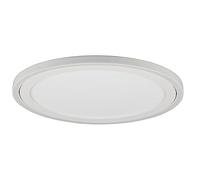 Reality, Plafón, Carus incl. 1 x LED,SMD,20,0 Watt,4000K,3400 Lm. incl. 1 x LED,SMD,9,0 Watt,4000K,1500 Lm. Cuerpo: Plástico, estera blanca Ø:44,0cm, A:4,0cm Interruptores separados,4000K