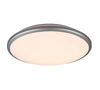 Reality Leuchten Plafón LED Meta, 31,5x31,5cm, 3.000K, negro