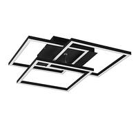 Reality, Plafón, Mobile incl. 1 x LED,SMD,27,0 Watt,2700-6000K,3200 Lm. Plástico, Blanco, Cuerpo: Metal, estera negra A:39,0cm, L:42,0cm, A:10,0cm Mando a distancia,Regulador integrado,Pivotante,