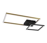 Reality, Plafón, Padella incl. 1 x LED,SMD,25,0 Watt,3000K,3000 Lm. Cuerpo: Metal, Bronce mate A:63,5cm, L:37,0cm, A:7,5cm Pivotante,Regulable mediante interruptor,IP20,