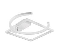 Reality, Plafón, Pivot incl. 1 x LED,SMD,23,5 Watt,4000K,3000 Lm. Plástico, Blanco, Cuerpo: Metal, estera blanca A:42,0cm, L:54,0cm, A:7,7cm Pivotante,Regulable mediante interruptor,4000K