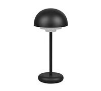 Reality, Sobremesa, Elliot incl. 1 x LED,SMD,2,0 Watt,3000K,180 Lm. Cuerpo: Plástico, estera negra Ø:13,5cm, A:30,0cm Función Táctil 4 nivel,Funcionamiento de la batería,IP44,