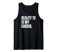 Reality TV es mi Cardio Divertido Broma de Fan del Reality Show Camiseta sin Mangas