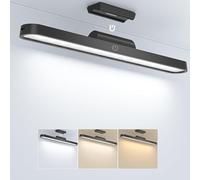 Realky Lámpara de cocina LED regulable para armario, inalámbrico, barra de luz LED con recargable, luz USB de cocina para espejos, escritorios, cocinas, armarios y pared