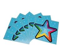 Really Good Stuff Tarjetas táctiles de estrella respiratoria