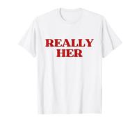 Really Her Shirt Y2K Aesthetic Retro Vibe 2000s Teen Girl Camiseta
