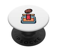 Really Like Almendra Butter Snack Proteína Vegano Vegetariano PopSockets PopGrip Adhesivo