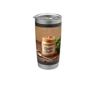 Really Like Almendra Butter Snack Proteína Vegano Vegetariano Vaso térmico de acero inoxidable de doble pared