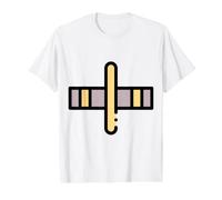 Really Like Claves Clave Music Musical Brasil Cubano Camiseta gráfica económica, Hombre, Blanco, L
