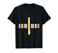 Really Like Claves Clave Music Musical Brasil Cubano Camiseta gráfica económica, Hombre, Negro, L