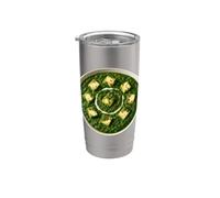 Really Like Palak Paneer - Plato de cocina india con curry y espinacas Vaso térmico de acero inoxidable de doble pared