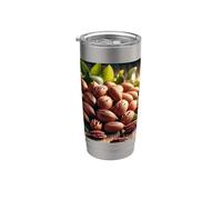 Really Like Pecans - Pecan Snack Proteína Vegano Vegetariano Vaso térmico de acero inoxidable de doble pared