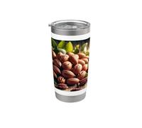 Really Like Pecans - Pecan Snack Proteína Vegano Vegetariano Vaso térmico de acero inoxidable de doble pared