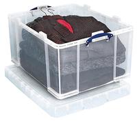Really Useful 145C - Caja de almacenaje, 81 x 43 x 62 cm, transparente