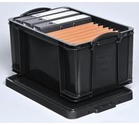 Really Useful Box Caja organizadora, 48 litros, Negro, 60,0 X 40,0 x 31,5 cm