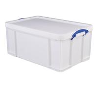 Really Useful - Caja de almacenaje (plástico, 64 L), color blanco