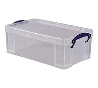 Really Useful - Caja de plástico transparente, 200 x 125 x 355 mm, capacidad de 5 litros