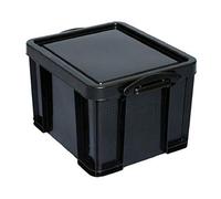 REALLY USEFUL - Cajas de almacenaje (3 unidades, 35 L, 480 x 390 x 310 mm), color negro