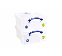 Really Useful Storage Boxes, Re-Stackable 18 Litre Storage Boxes (2 Boxes)