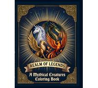 Realm of Legends: A Mythical Creatures Coloring Book for Adults - Unicorns, Dragons, Griffins, Phoenixes & More | 30 Gothic-Inspired Designs (Aether & Ink)