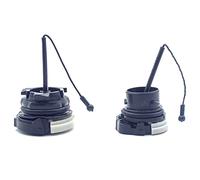 Realman Tapa de combustible (0000 0350 0525) y tapa de aceite (0000 350 0526) para motosierra Stihl 021 023 029 044 046 088 MS192 MS200 MS230 MS250 MS260 0 MS29 0 MS360 MS380 MS460 MS880 HT100 HT250