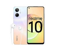 realme 10-8+128GB smartphone, Pantalla Super AMOLED de 90 Hz, Cámara de 50 MP con Color IA, Procesador Helio G99, Gran batería de 5000 mAh, Carga SUPERVOOC de 33 W, Blanco, Versión española