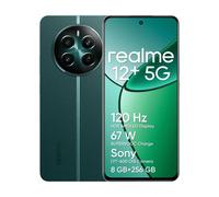 realme 12+ Plus 5G 120Hz Pantalla OLED ultrasuave 67W SUPERVOOC Carga MTK Dimensity 7050 12 Plus green