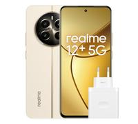 realme 12+ Teléfono Móvil 5G, 8+256GB, Cámara para Retratos Sony LYT-600 OIS, Pantalla AMOLED ultrafluida de 120 Hz, Conjunto de Chips Dimensity 7050 5G, 5000 mAh, NFC, Beige, Exclusivo de Amazon