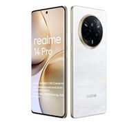 realme 14 Pro 5G Móvil Smartphone 12+512GB,50MP IMX882 OIS Camera,Dimensity 7300 Processor,120Hz 6.77'' Curved Vision Display,5260mAh Titan Battery,Blanco