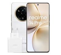 realme 14 Pro 5G Smartphone, 8+256GB, Dimensity 7300, Cámara Sony IMX882 OIS de 50MP, Pantalla Curva 120Hz, Resistencia al Agua IP69, Batería 5260mAh, Carga Rápida 45W SUPERVOOC, Beige