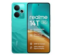 realme 14T 5G Smartphone 8+256GB,Chipset Dimensity 6300 5G,6.67'' 120Hz Pantalla AMOLED,Cámara de 50MP Ai, IP69 5260mAh Batería Titan, Doble SIM,NFC (Verde)